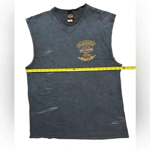 Harley Davidson Little Round Top Gettysburg, PA Men’s XL sleeveless t sh…​​​ - Picture 5 of 6